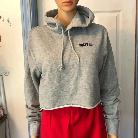 Women cropped Hoodie sweatshirt size S - Picture 2 of 3